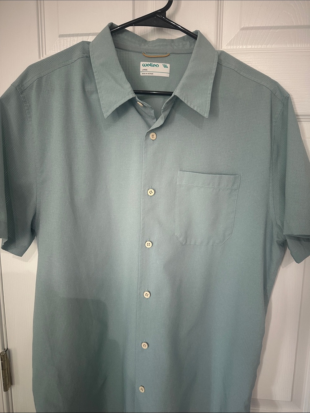 Wellen Airweave -  Short-Sleeve Button-Down Shirt
